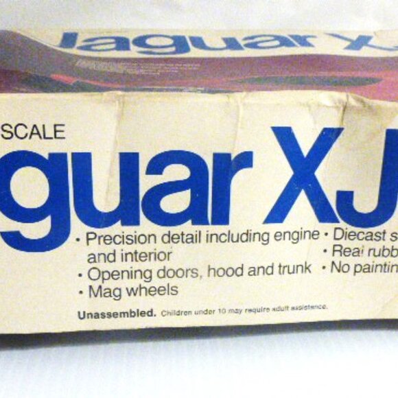 RARE Entex Jaguar XJ-S 1/16 Scale Model Kit Japan Precision Detail Diecast Model - Picture 3 of 16